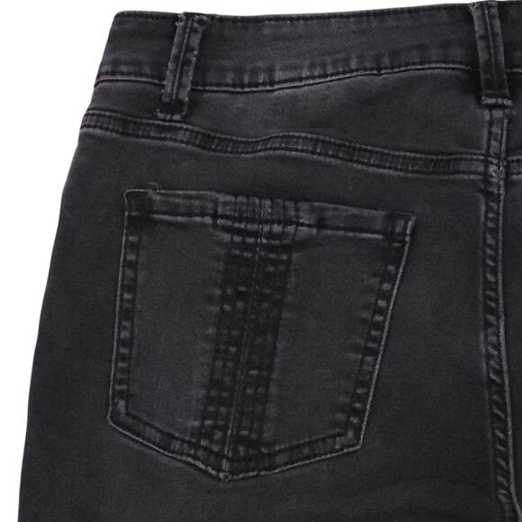 Rider By Lee Jeans Womens 8M Black Skinny Mid Rise Denim Stretch - Picture 9 of 12